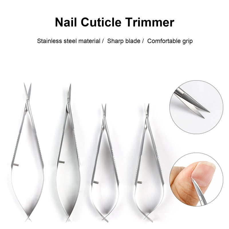 Nail Cuticle Trimmer Stainless Steel Cuticle Nipper Russian Style Dead Skin Remover Manicure Tool - Image 2