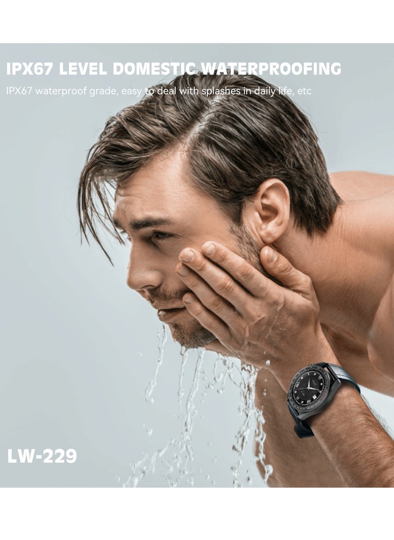 Lenyes - Lenyes LW-229 Smart Watch with Bluetooth Calling Function,1.39 inch high-definition touch screen, Memory 128M , suitable for iPhone/Android, IPX67 WATERPROOF - Image 1