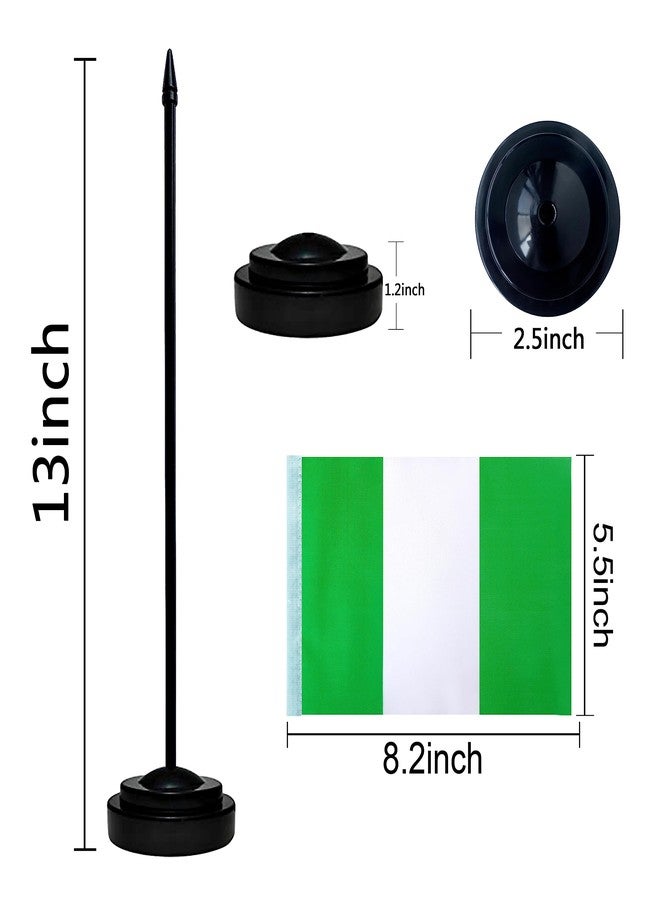 TSMD Africa African 54 Countries Desk Flags Set Small Mini Office Table Stick Flag with Stand Base for Classroom Decorations,5x8 Inch - Image 2