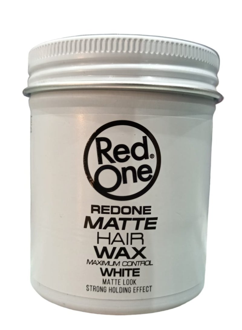 Red One High Hold Matte Hair Styling Wax That Gives a Matte Black look 100 ml - Image 1