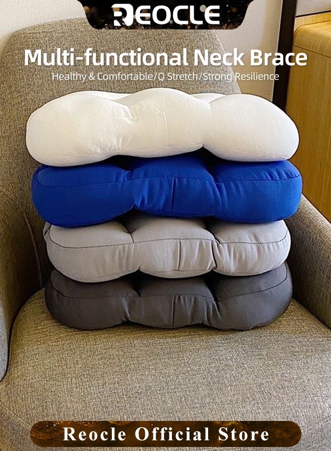 Deep Sleep Pillow with Ergonomic Contour Design & Provides Neck Support & Shoulder Pain Relief All-round Sleep Pillow for Side & Back Sleepers