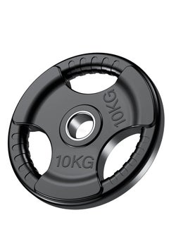 Sky Land Fitness Olympic Weight Plate With Rubber Finish| Barbell Weight Plate Disc For Lifting & Strength Training, 10kg  - Image 1