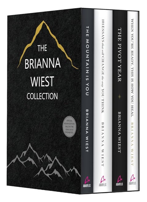 The Brianna Wiest Collection : The Mountain Is You , 101 Essays That Will Change The Way You Think , The Pivot Year , When You're Ready, This is How You Heal
