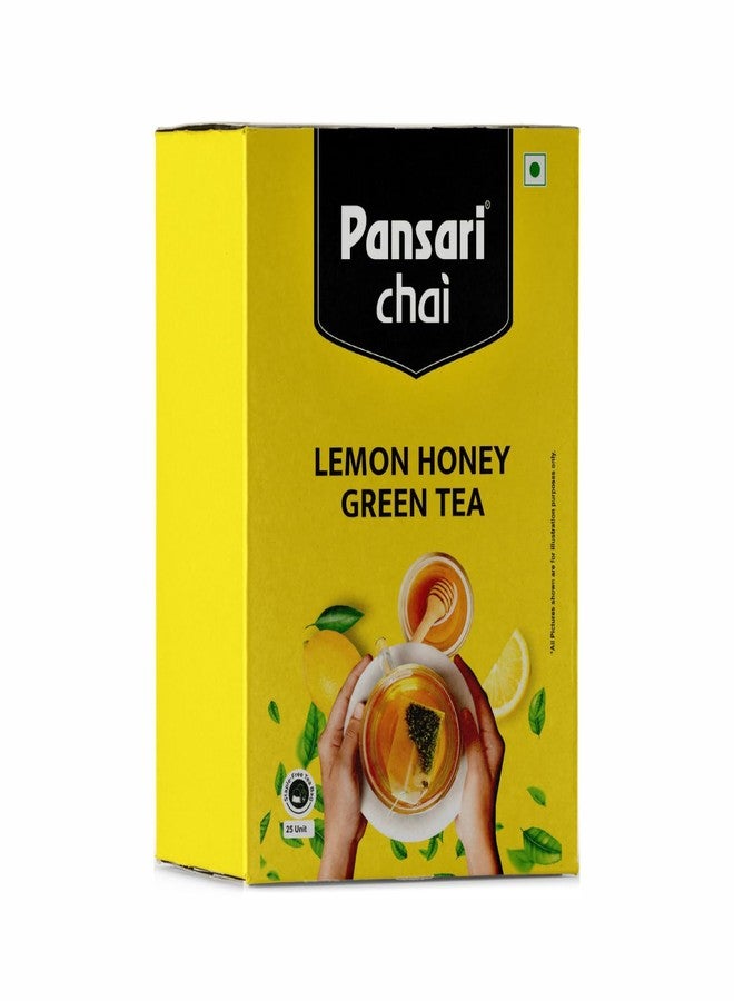 Pansari Green Tea with Lemon & Honey – 25 Premium Tea Bags | Enriched with Vitamin C | Detox & Immunity Booster | 42.5g | Refreshing & Antioxidant-Rich Herbal Tea - Image 5