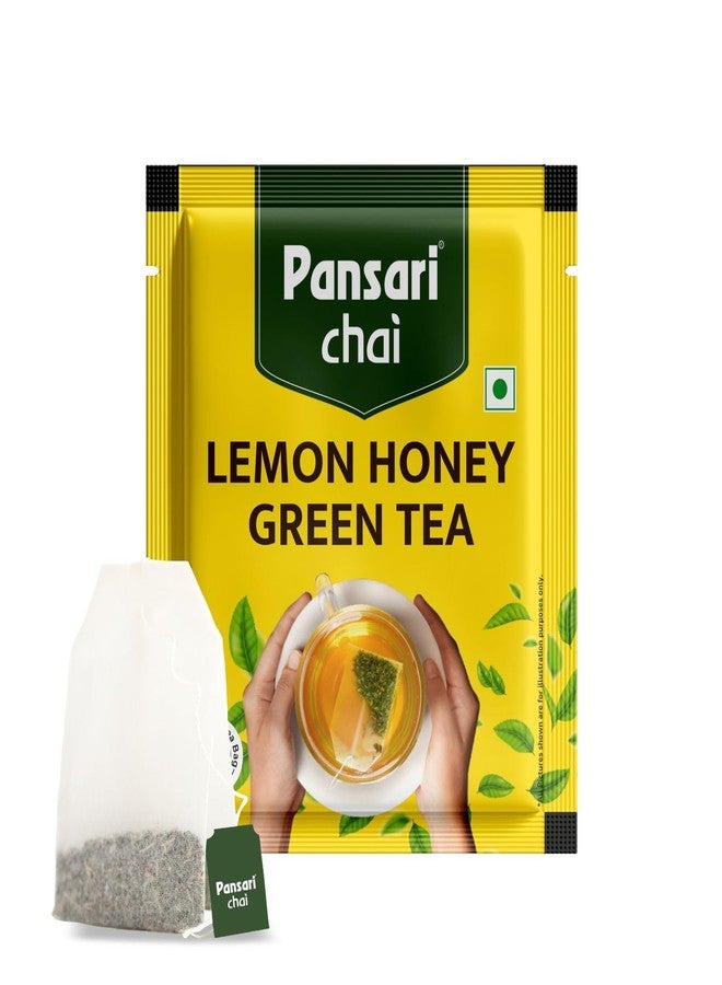 Pansari Green Tea with Lemon & Honey – 25 Premium Tea Bags | Enriched with Vitamin C | Detox & Immunity Booster | 42.5g | Refreshing & Antioxidant-Rich Herbal Tea - Image 4