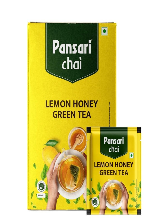 Pansari Green Tea with Lemon & Honey – 25 Premium Tea Bags | Enriched with Vitamin C | Detox & Immunity Booster | 42.5g | Refreshing & Antioxidant-Rich Herbal Tea - Image 2