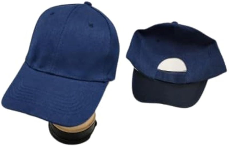 Classic Baseball Cap, Navy Blue, Adjustable Strap, Casual Sports Hat