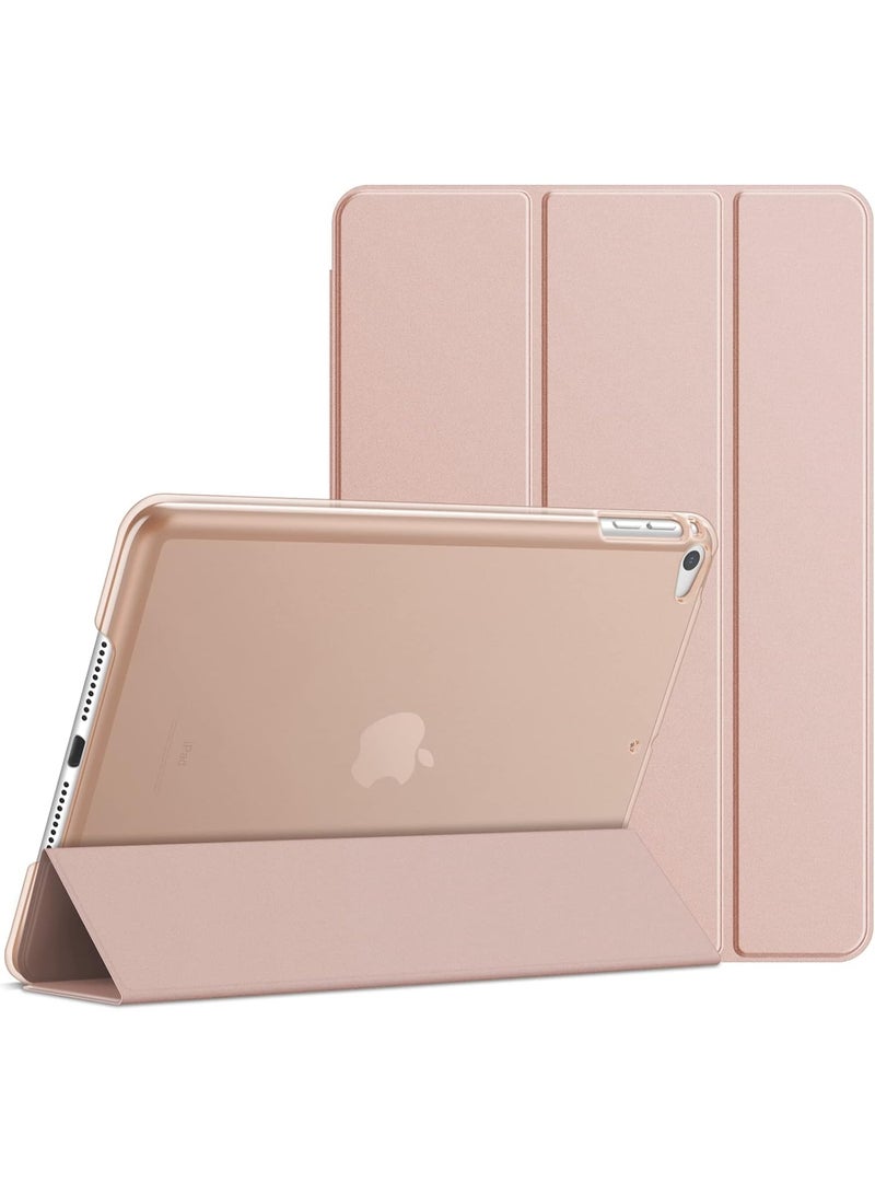 erorex iPad 5 MINI Case – Slim Smart Cover with Stand (Rose Gold) - Image 1