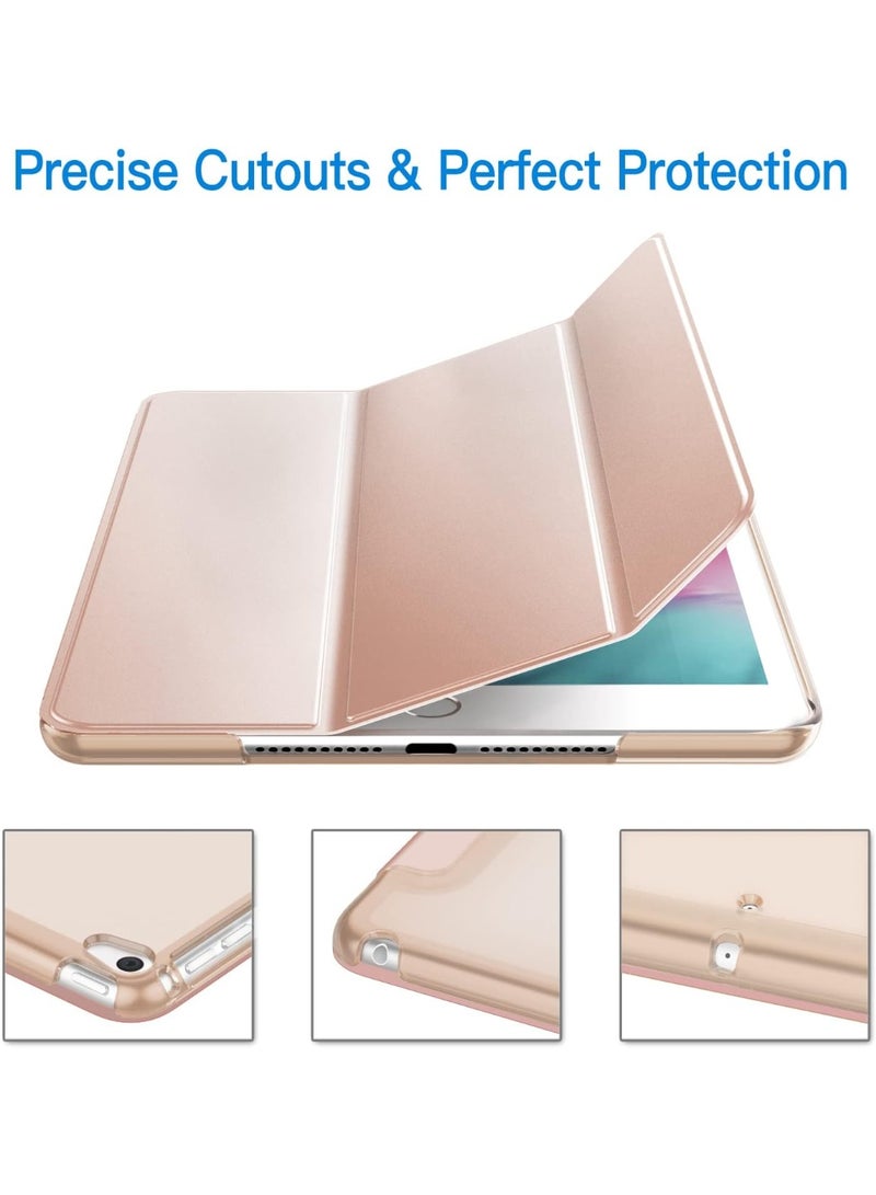 erorex iPad 5 MINI Case – Slim Smart Cover with Stand (Rose Gold) - Image 5
