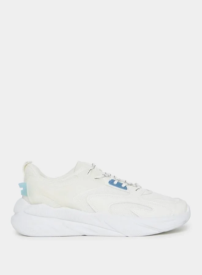 ستايلي اكتيف حذاء محبوك للجري برباط غلق