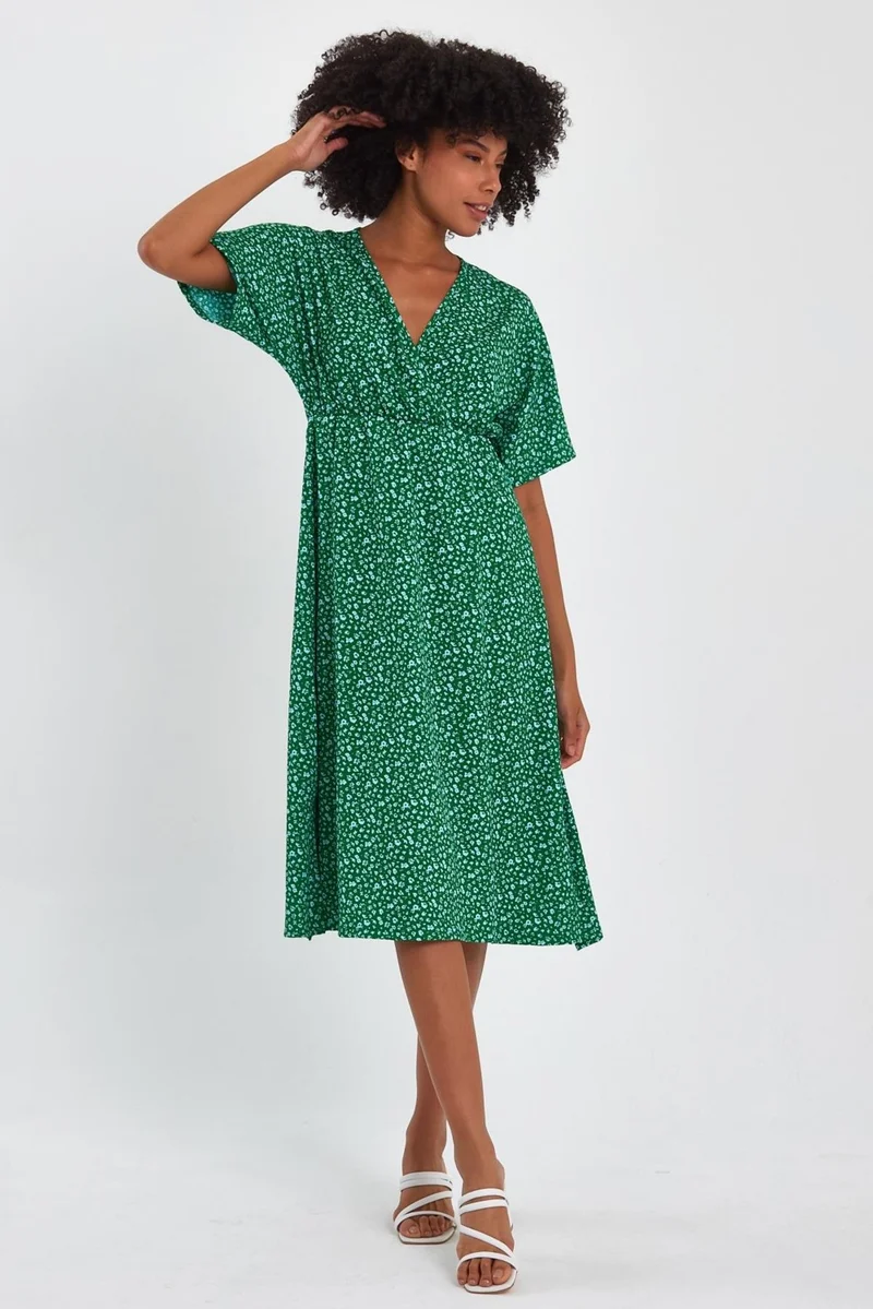 الكسندر جاردي Floral Print Midi Dress