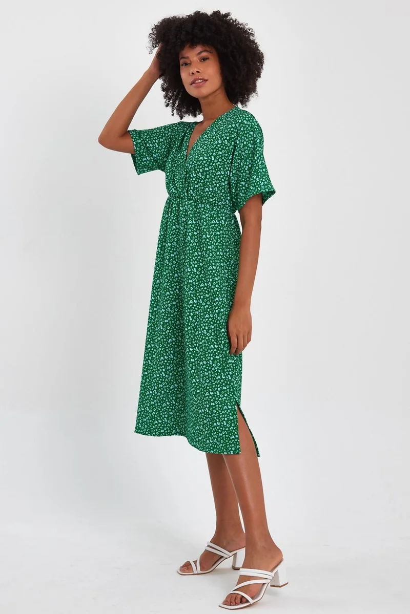 الكسندر جاردي Floral Print Midi Dress