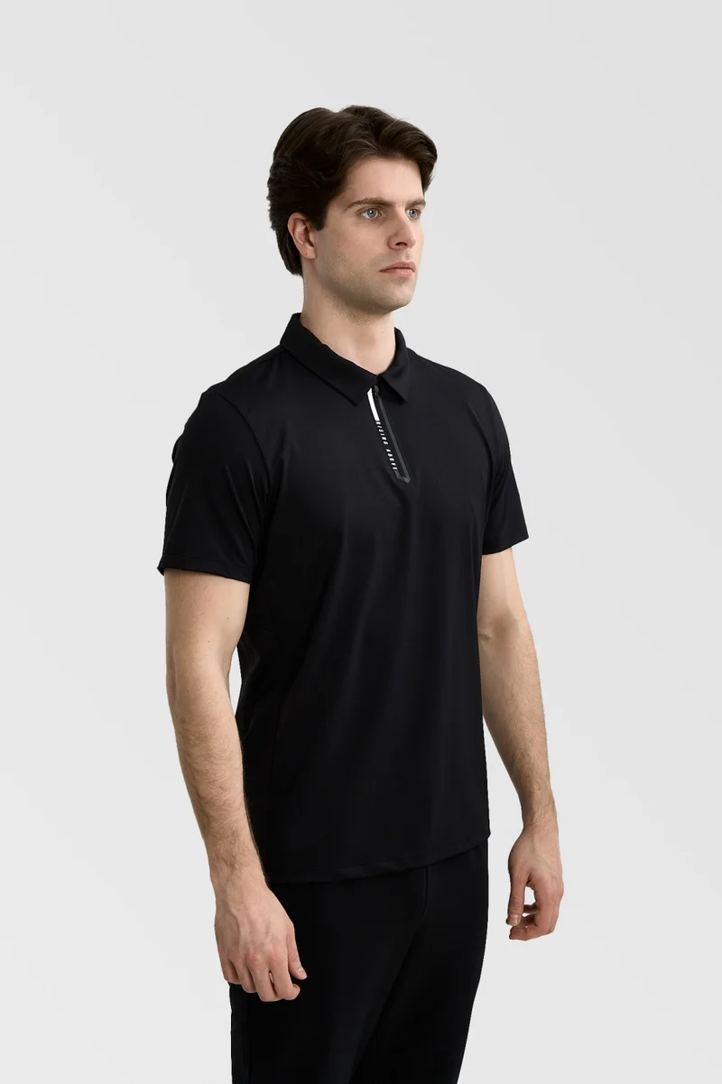 انتا Business Zip Polo Shirt