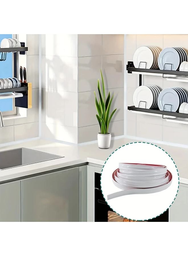 Self Adhesive PVC Corner Trim White 19x13mm 3m Wall Floor Edge Molding - Image 5