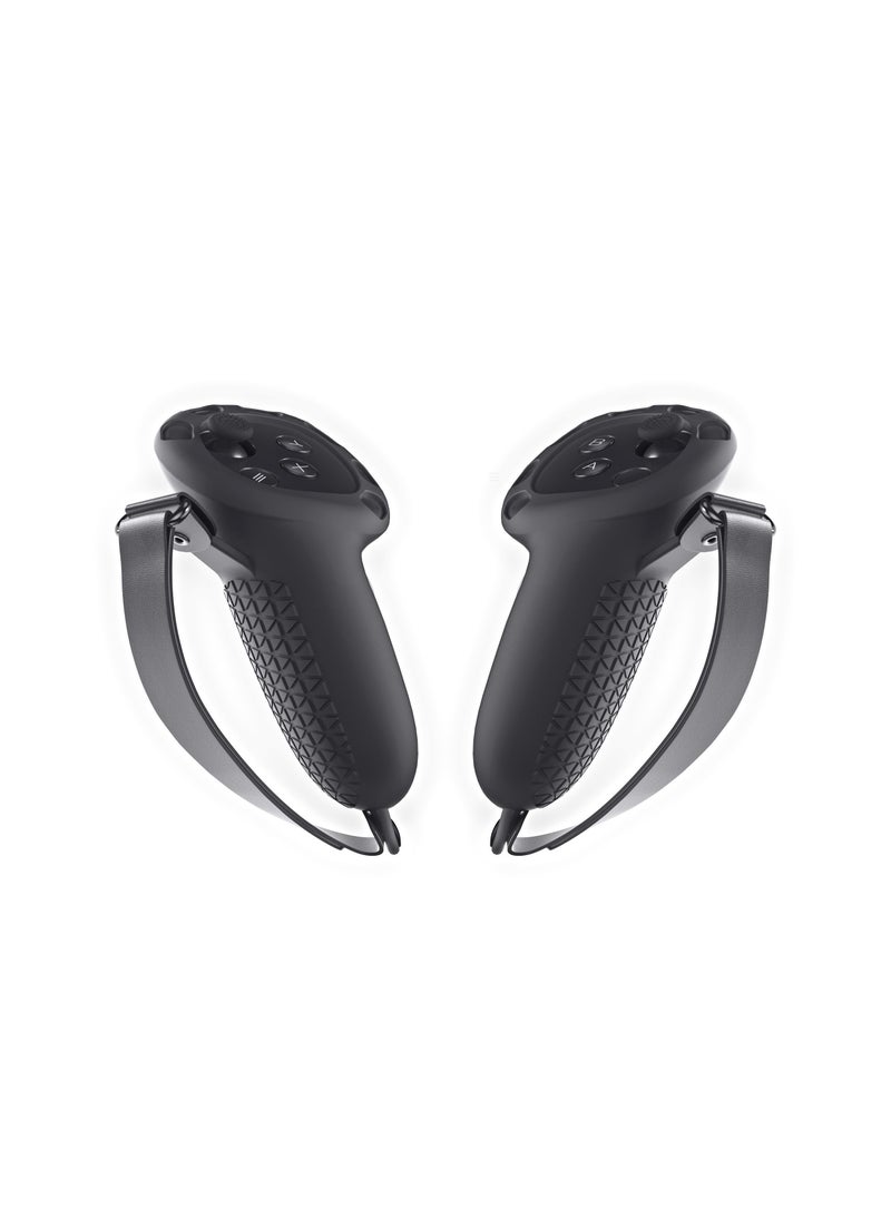 XICEN - Silicone Grips Protective Cover for Oculus Quest 3, Cover for Meta Quest 3 Accessories (Black) - Image 1