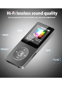 LEXIN MP3 Player 16GB with Portable HiFi Lossless Sound MP3 Mini Music Player Voice Recorder E-Book HD Screen 1.8 inch Black Support up to 128GB（Earphone not Included）  - Image 4