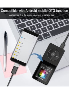 LEXIN MP3 Player 16GB with Portable HiFi Lossless Sound MP3 Mini Music Player Voice Recorder E-Book HD Screen 1.8 inch Black Support up to 128GB（Earphone not Included）  - Image 5