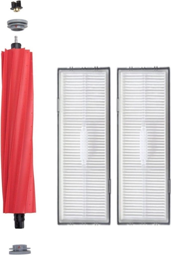 Roborock S7 Black Compatible Spare Main Brush and Hepa Filter - 3 Pieces