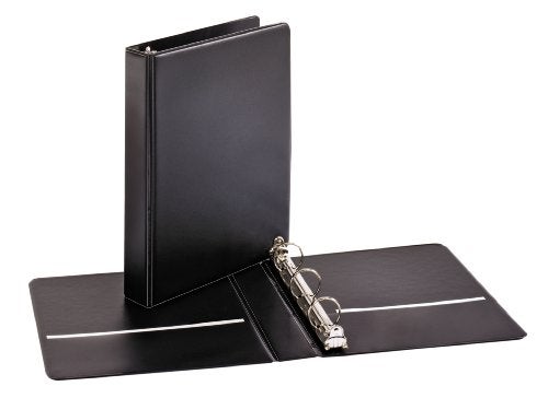 Tops Cardinal Mini Round Ring Binder, 1-Inch, 8-1/2-Inch x 5-1/2-Inch, Black (07201) - Image 2