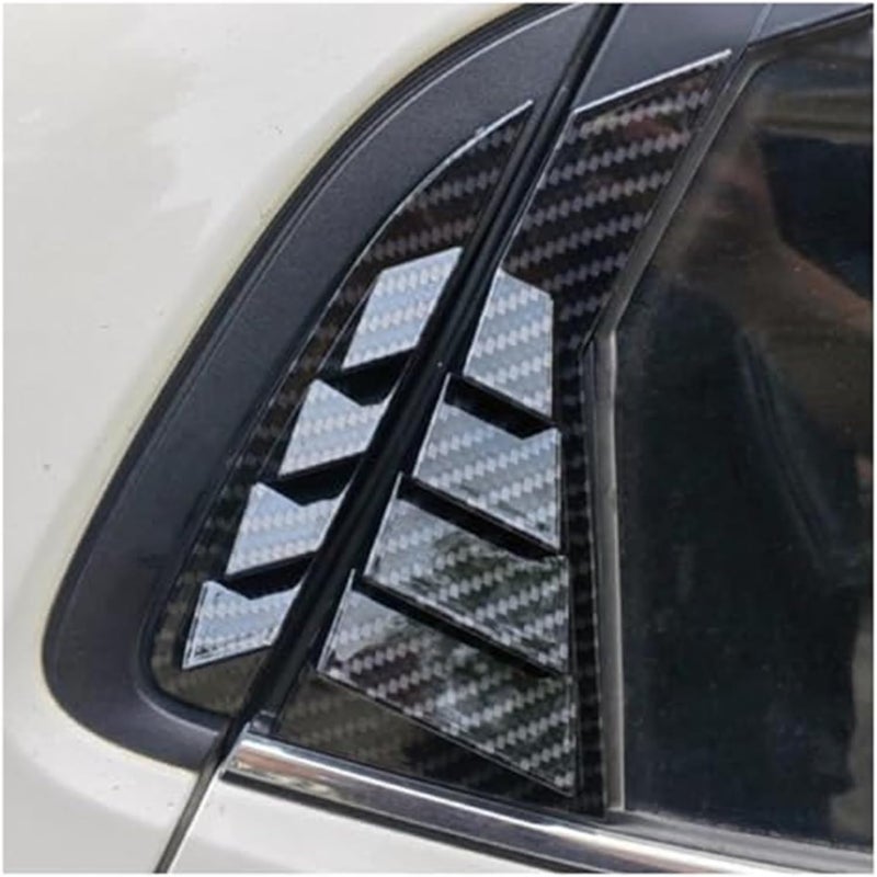 Wivplex Carbon Fiber Rear Window Louver Trim for Kia K2 - Image 3