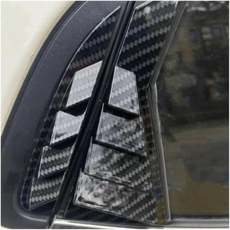 Wivplex Carbon Fiber Rear Window Louver Trim for Kia K2 - Image 5
