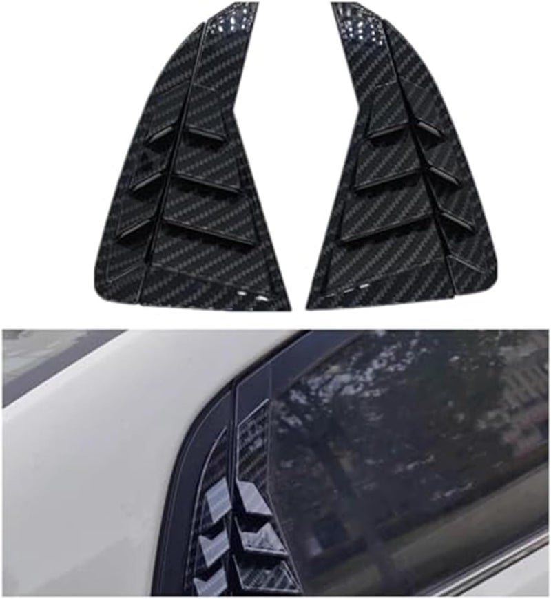 Wivplex Carbon Fiber Rear Window Louver Trim for Kia K2 - Image 4
