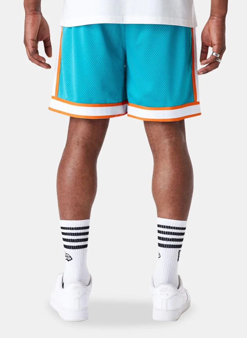 نيو ايرا Men's NFL Miami Dolphins Colourblock Shorts