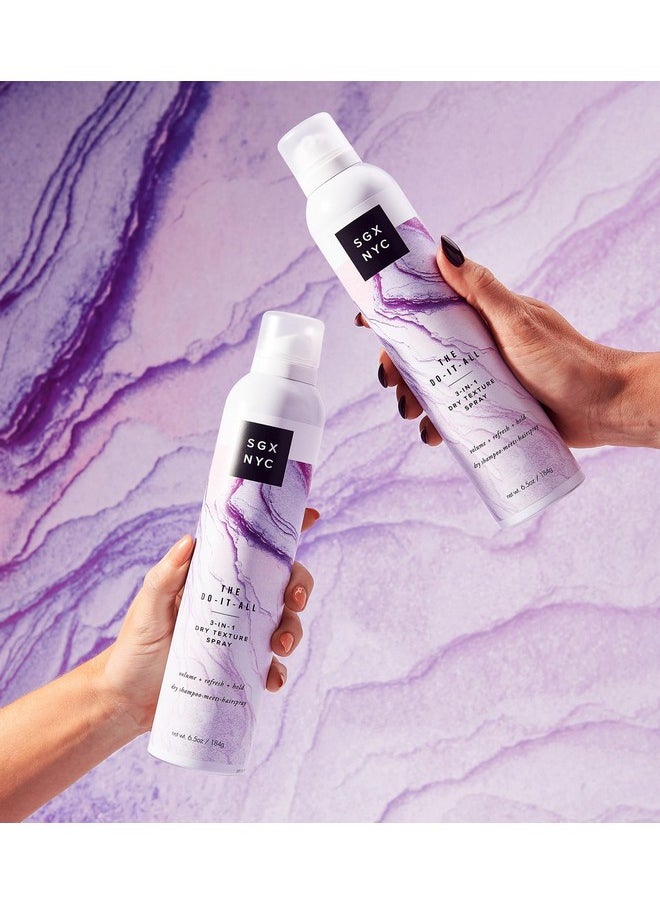 SGX NYC The Do It All 3In1 Texturizing Spray 6.5 Oz Dry Spray Refreshes And Revitalizes Hair Adding Texture And Volume Light Flexible Hold Sulfate And Paraben Free  - Image 5