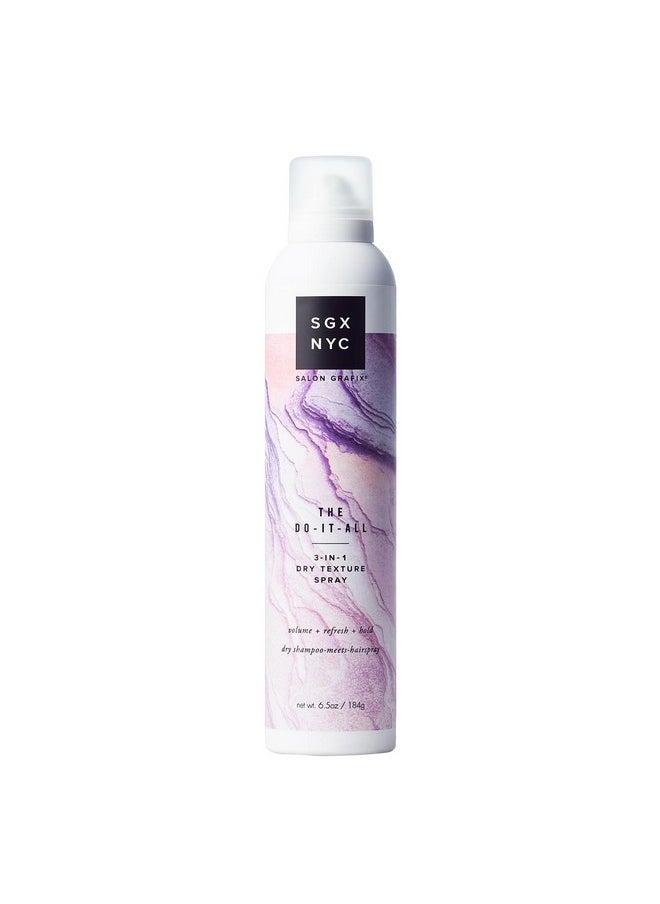 SGX NYC The Do It All 3In1 Texturizing Spray 6.5 Oz Dry Spray Refreshes And Revitalizes Hair Adding Texture And Volume Light Flexible Hold Sulfate And Paraben Free  - Image 1