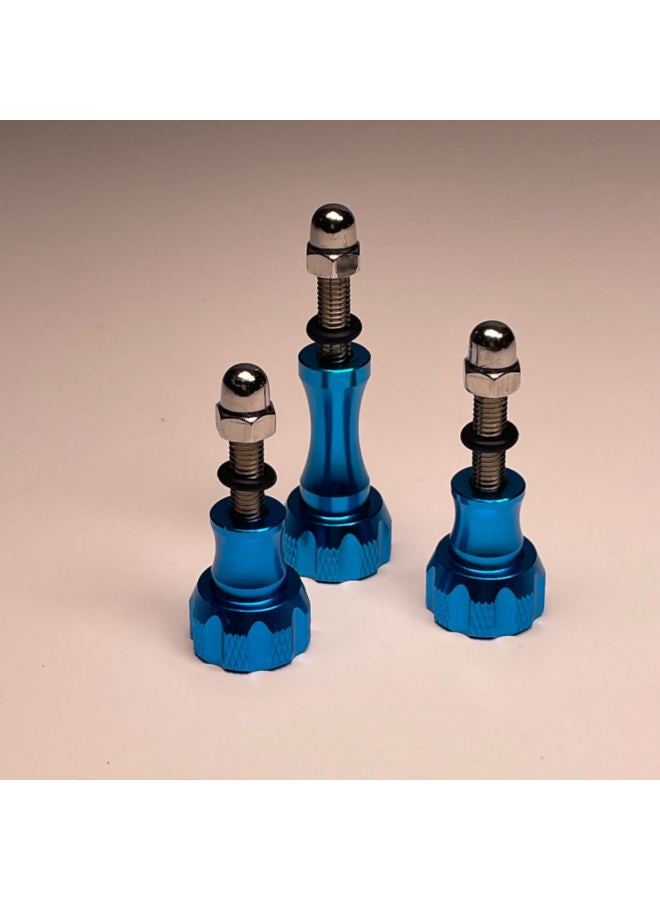 Generic Long And Short Screw Screw CNC Aluminum Alloy Camera Screw Three-piece Set Accessories Gopro Hero7 Accessories-Color:Sky Blue  - Image 1