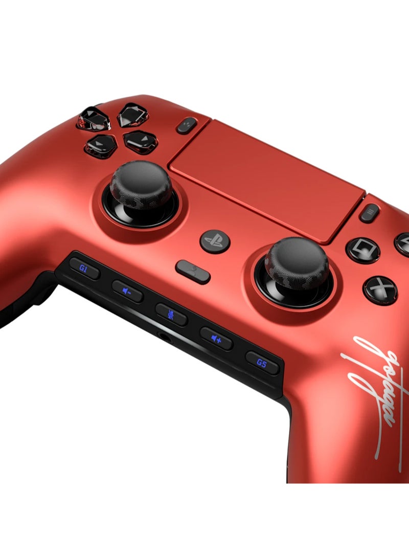 سكاف وحدة تحكم الأداء اللاسلكية SCUF OMEGA لجهاز PS5 والكمبيوتر الشخصي - إصدار Gotaga، أحمر - Image 5