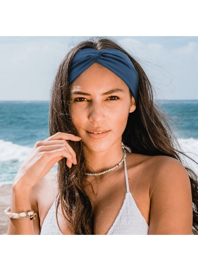 Tobeffect Headbands For Women Non Slip Turban Head Band Boho Elastic Hair Bands For Teen Girls Fashion Wraps Accessories Solid Color 8 Pack - Image 2