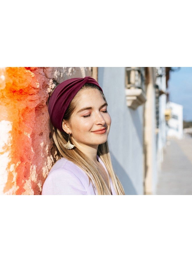 Tobeffect Headbands For Women Non Slip Turban Head Band Boho Elastic Hair Bands For Teen Girls Fashion Wraps Accessories Solid Color 8 Pack - Image 3