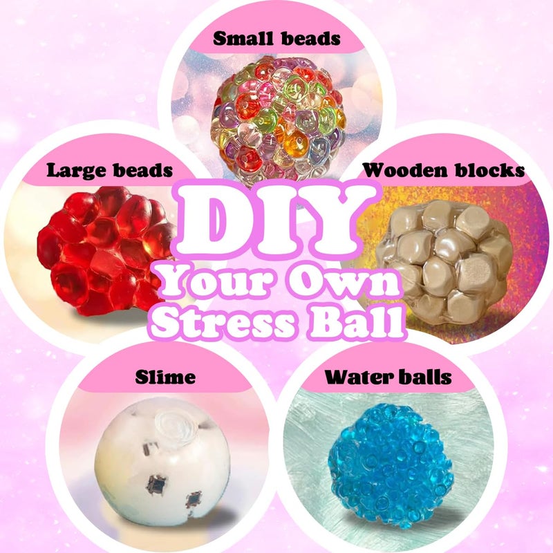 HASTHIP طقم صنع السلايم القابل للضغط للأطفال، طقم قوالب سيليكون ثلاثي الأبعاد، طقم جيلي سيليكون ناعم لطيف للأطفال يتضمن أدوات وإكسسوارات، طقم مستلزمات صنع السلايم للأطفال والبالغين، هدية للأطفال - Image 4