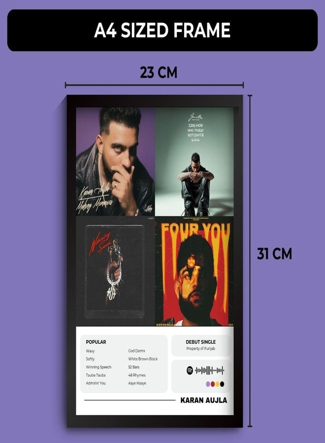 Funk You Store ملصق كاران أوجلا | ملصق A4 مؤطر | 52 مقطعًا، خطاب الفوز، هل تفهم ما أقصده، صنع الذكريات | 31 × 23 سم | إطار أنيق وجميل للجدار، ديكور الغرفة، هدية، طاولة الدراسة (كاران أوجلا) (F_104) - Image 2