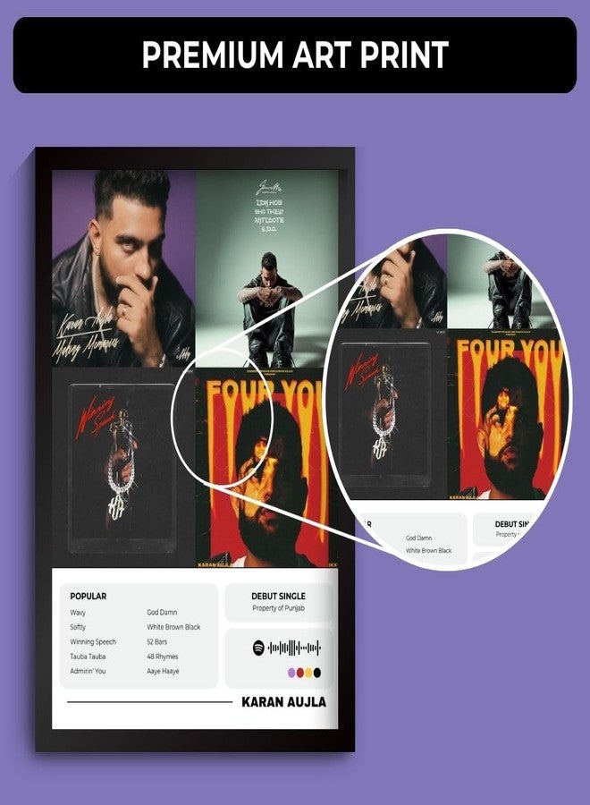 Funk You Store ملصق كاران أوجلا | ملصق A4 مؤطر | 52 مقطعًا، خطاب الفوز، هل تفهم ما أقصده، صنع الذكريات | 31 × 23 سم | إطار أنيق وجميل للجدار، ديكور الغرفة، هدية، طاولة الدراسة (كاران أوجلا) (F_104) - Image 5