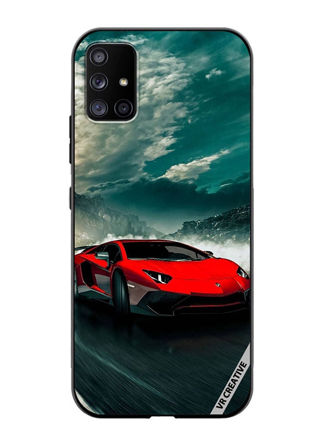 VR CREATIVE غطاء حماية لهاتف سامسونج جالاكسي A71 5G بتصميم لامبو1 متعدد الألوان - Image 1