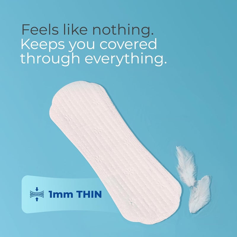 Nua Ultra-Soft Panty Liners For Women Daily Use - 40 Liners | 160mm Long | Rash-Free and Toxin-Free | Protection Against Leakage and Discharge | Keeps You Dry & Fresh All Day Long - Image 3