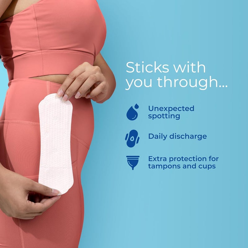 Nua Ultra-Soft Panty Liners For Women Daily Use - 40 Liners | 160mm Long | Rash-Free and Toxin-Free | Protection Against Leakage and Discharge | Keeps You Dry & Fresh All Day Long - Image 5