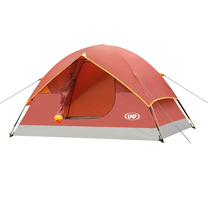 UNP Dome Tent, 2 Person, Easy Set Up, Lightweight, Portable, Red - Image 1