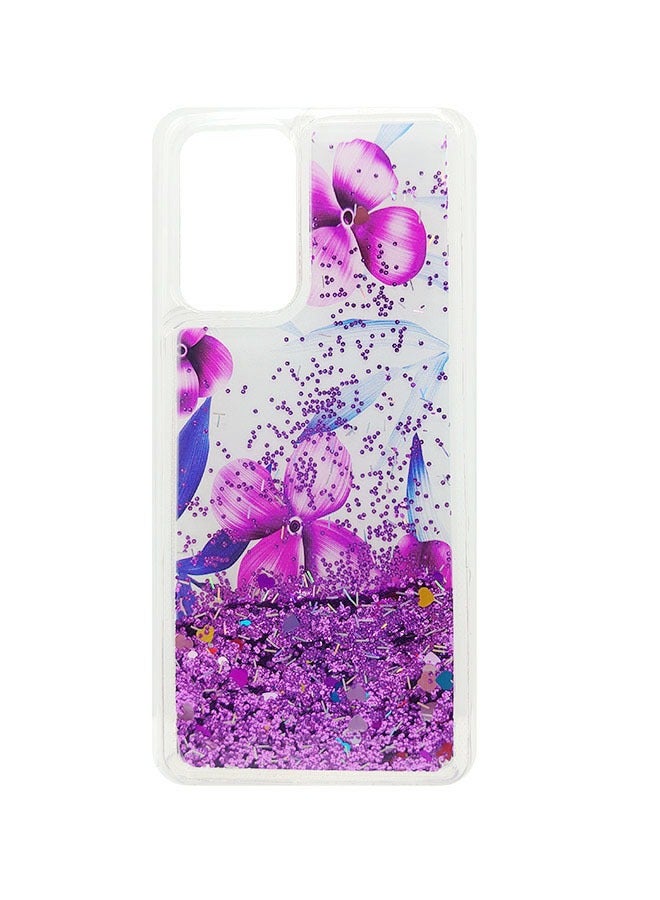 EYE CATCH Samsung Galaxy A52 Case For Women Girls Liquid Glitter Cover Sparkly Clear Shiny Bling Sparkle Phone Back Accessory Protection For Samsung Galaxy A52 Case Transparent  - Image 1