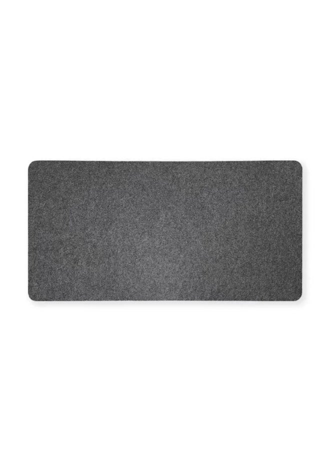 Extra Large Felt Desk Pad, Non-Slip Mouse Pad Protector for Office & Gaming – 100×40cm - Grey - Image 1