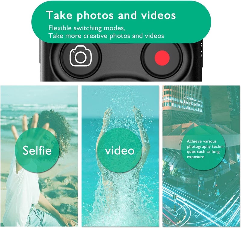 AODELAN Wireless Shutter Release Camera Remote Control for Sony A7 III, A7R III, A6100, A6400, A6600, RX100 VII, RX0 II, A7R IV, A9, A9 II, ZV-1, ZV-1F,A7C - Image 3