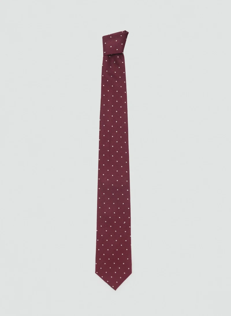 مانجو مان Polka-Dot Silk Tie