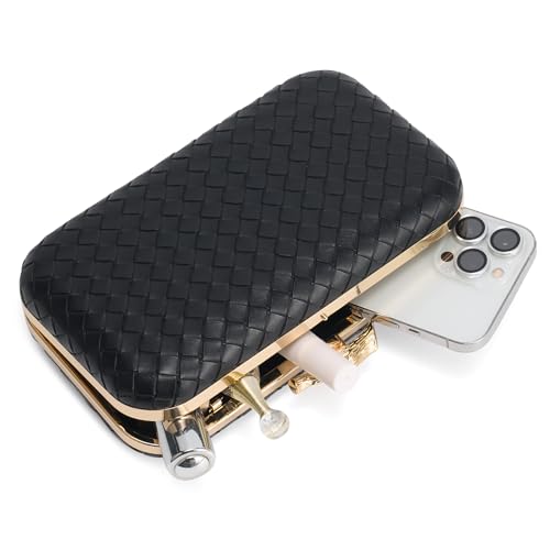 CHUNLI Clutch Purses for Women Evening/Wedding Chic Woven Bag Formal PU Leather Purse Designer Handbags for Women - Image 4