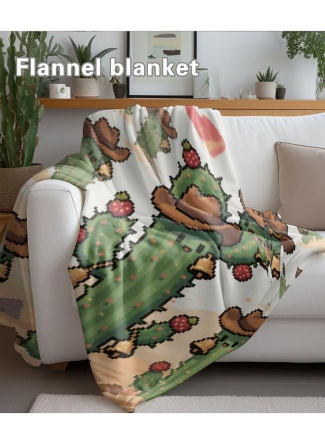 general Wisdom Fairy (latest) flannel thin blanket (warm and comfortable, suitable for sleep, game use, dust and sandproof) 150cm*200cm - 10 - Image 4