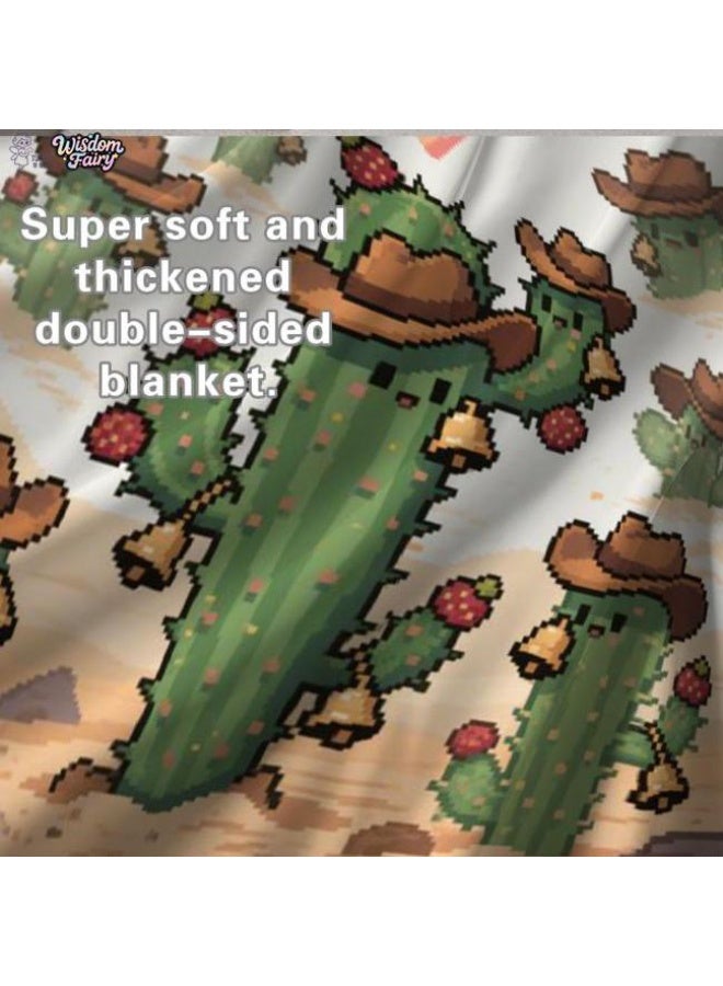 general Wisdom Fairy (latest) flannel thin blanket (warm and comfortable, suitable for sleep, game use, dust and sandproof) 150cm*200cm - 10 - Image 1