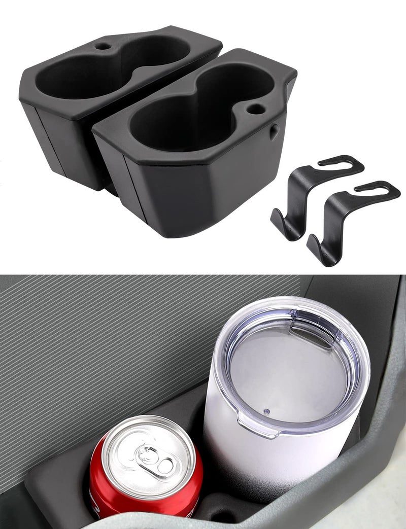 JOYTUTUS Car Door Cup Holder Insert Compatible with 20092018 Ram 15005500  20192022 Ram 25005500 Replacement for 5NN24XXXAA1LD23XXXAA 2PCS Left  Right Foam Cup Holder