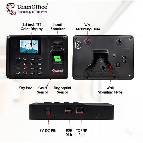 Team Office Fingerprint Based Attendance Machine with Cloud Attendance Software (Fingerprint+TCP/IP) - Image 3