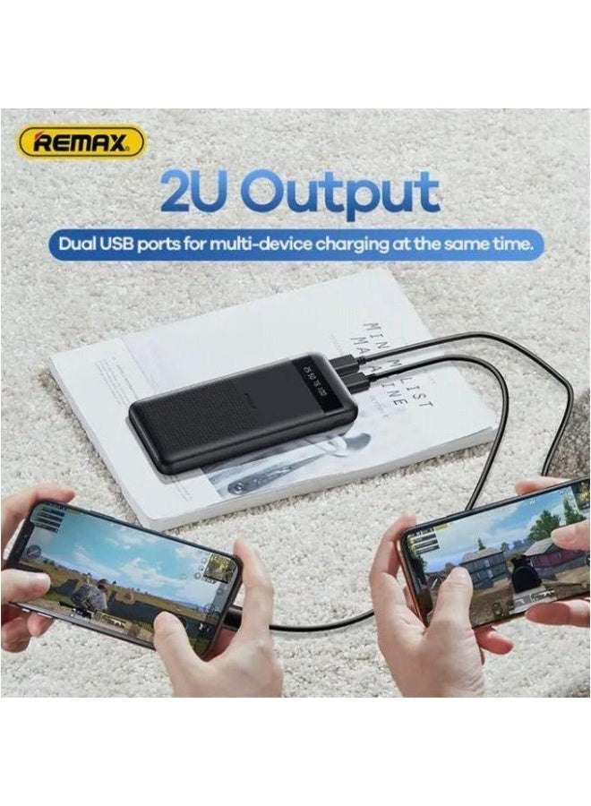 ريماكس بطارية بوليمر عالية الجودة من REMAX RPP-10 2.4A شحن سريع حزمة طاقة بطارية بوليمر عالية السعة 10000مللي أمبير في الساعة - Image 2